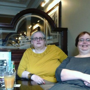Cazscot and Me at the pub